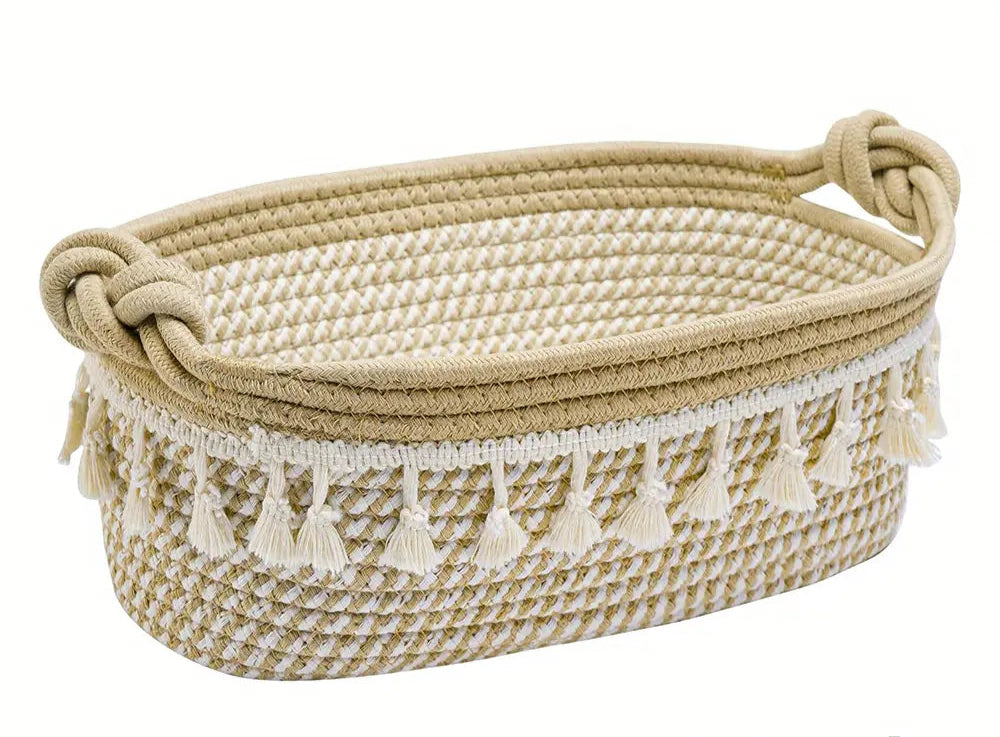 Small Cotton Woven Basket