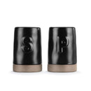 Black Gather Round Salt & Pepper - Set of 2