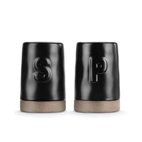 Black Gather Round Salt & Pepper - Set of 2