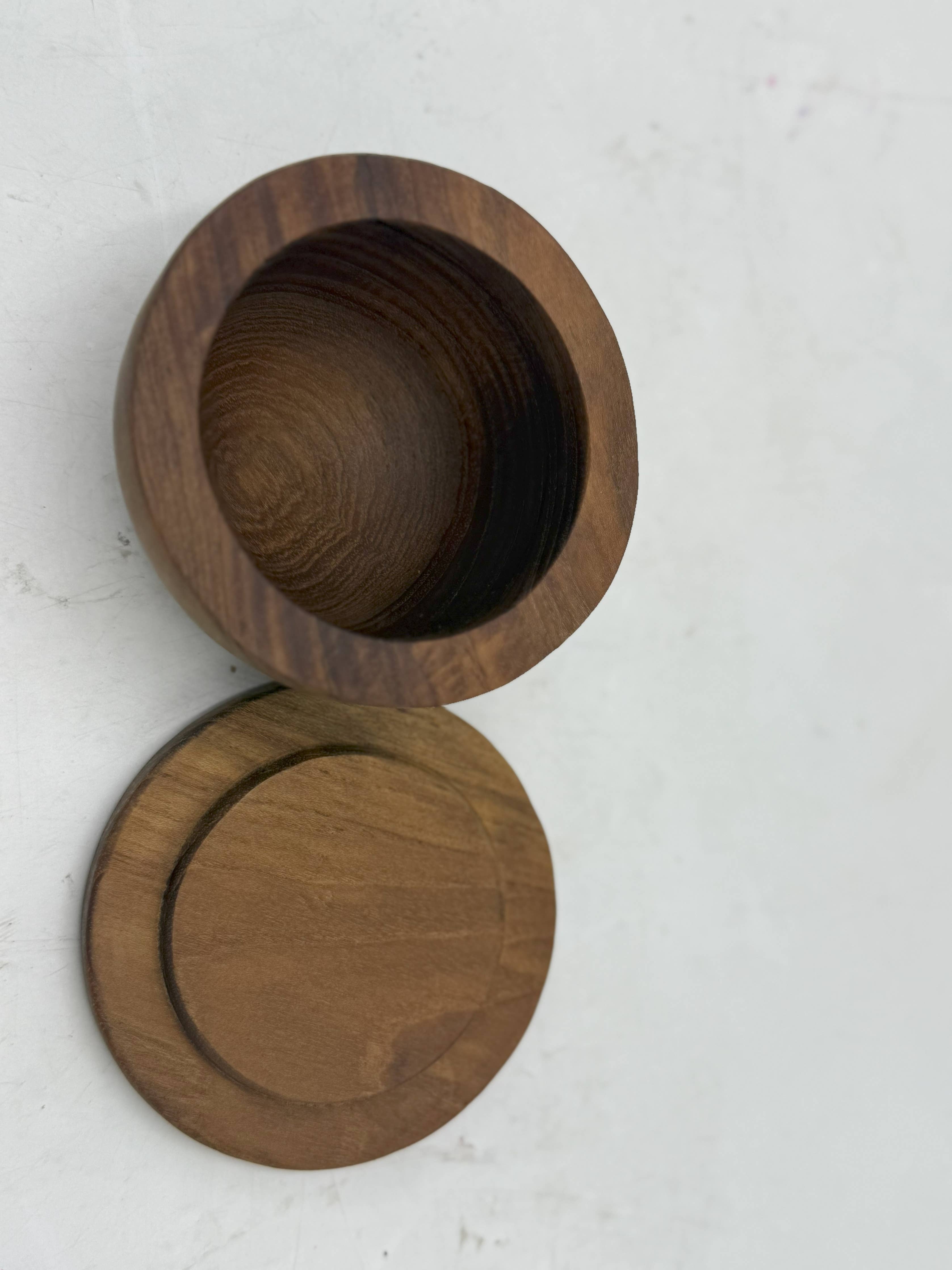 Teak Salt Cellar