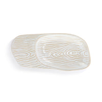 Woodland Ceramic Spoon Rest - 3.5x7in