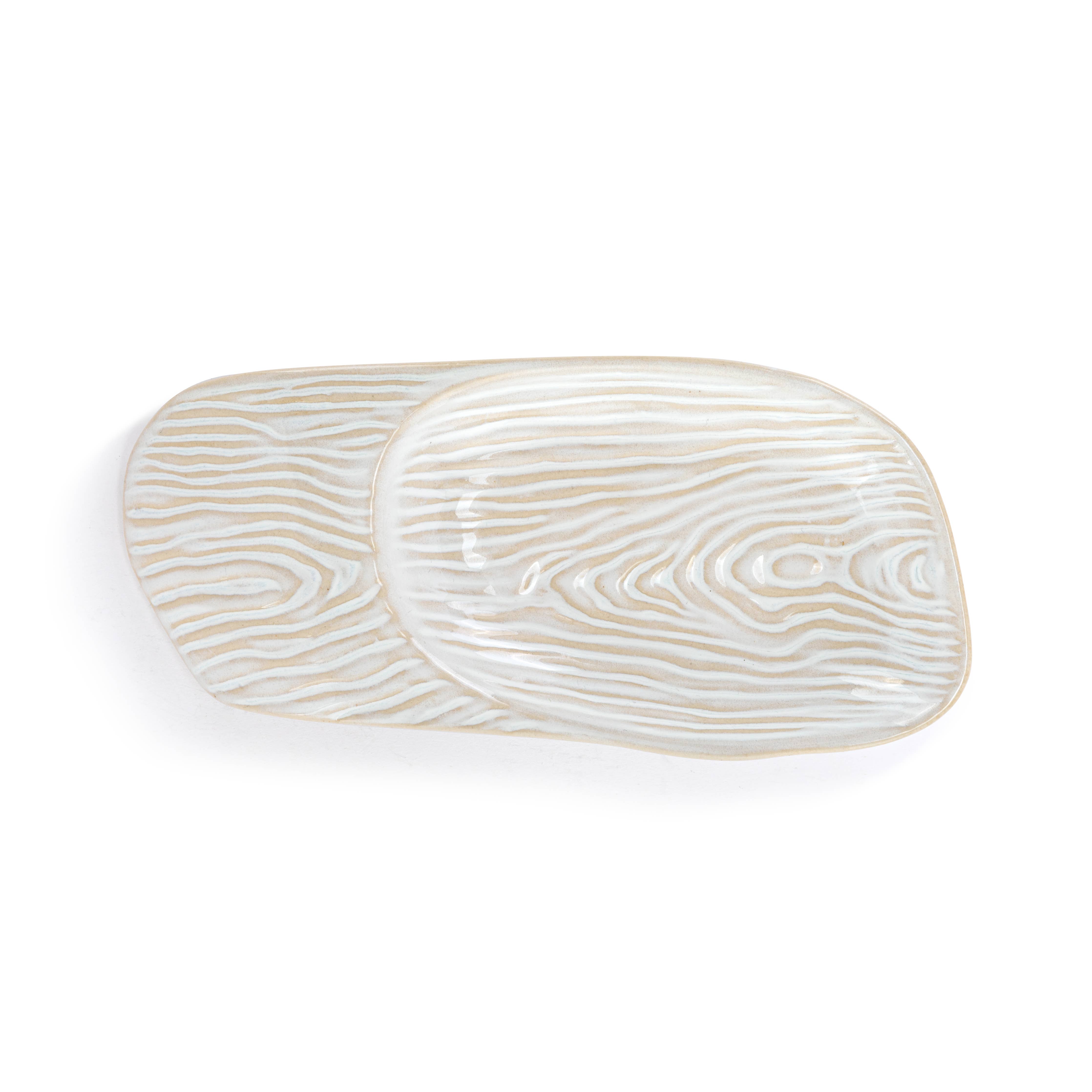 Woodland Ceramic Spoon Rest - 3.5x7in
