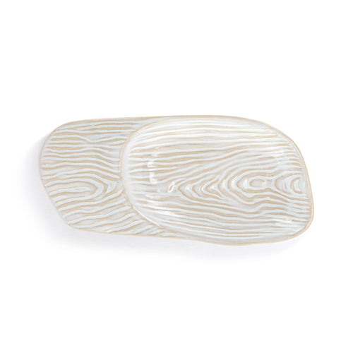 Woodland Ceramic Spoon Rest - 3.5x7in