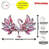 Flamingo Acrylic Suncatcher