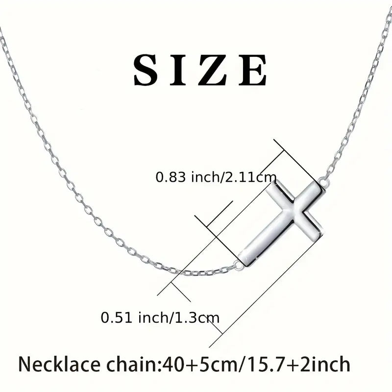 S925 Cross Necklace