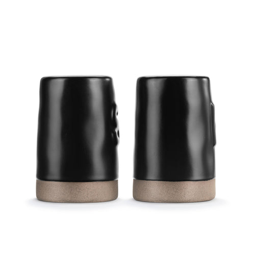 Black Gather Round Salt & Pepper - Set of 2