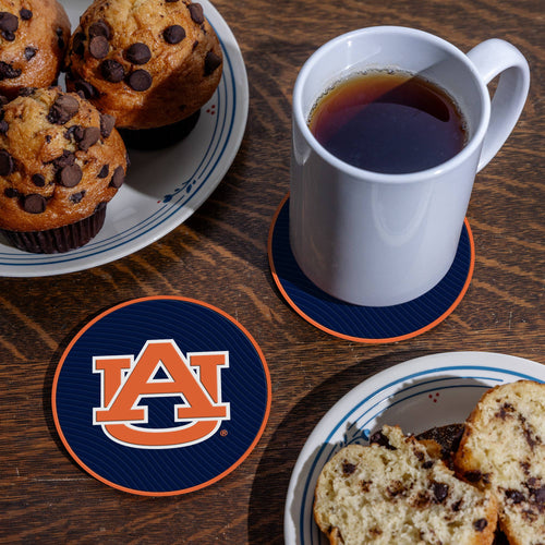 NCAA  Auburn Tigers    PVC Coaster Set (4-Pack)