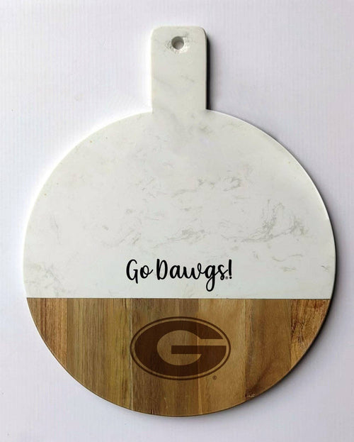 Georgia Spirit Marble and Wood Charcuterie Board