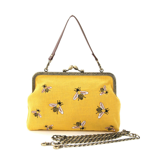 Bees Kisslock Bag