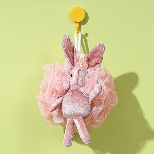 CORN RABBIT BATH BALL CARTOON CHILDREN BATH POUF_CWMM3344