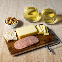 Rock & Branch® Acacia Charcuterie Board with Cheese Slicer