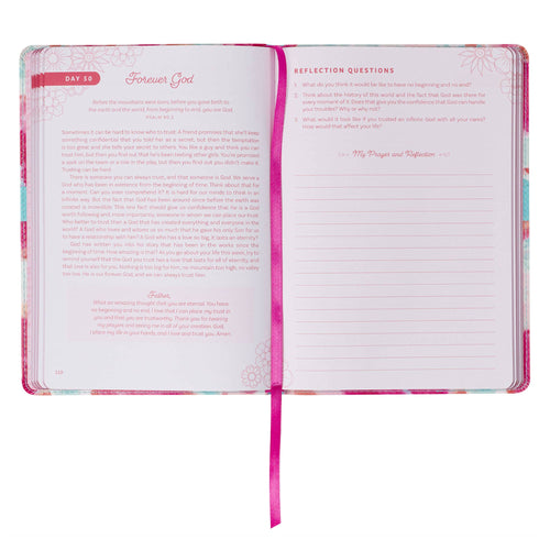 Devotional Moments with God for Teen Girls Faux leather