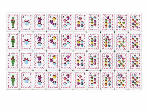 Mahjong Tiles - Christmas Nutcrackers