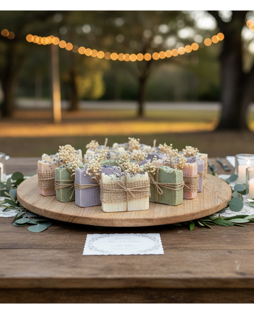 Rustic luxury triple butter soap