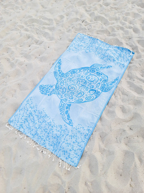 Caretta Beach Towel | Oversized Turkish Towel | Sand Free