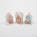 5"H Clay Dough Gingerbread House, 3 Asst