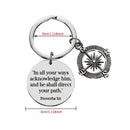 "In All Your Ways" Keychain