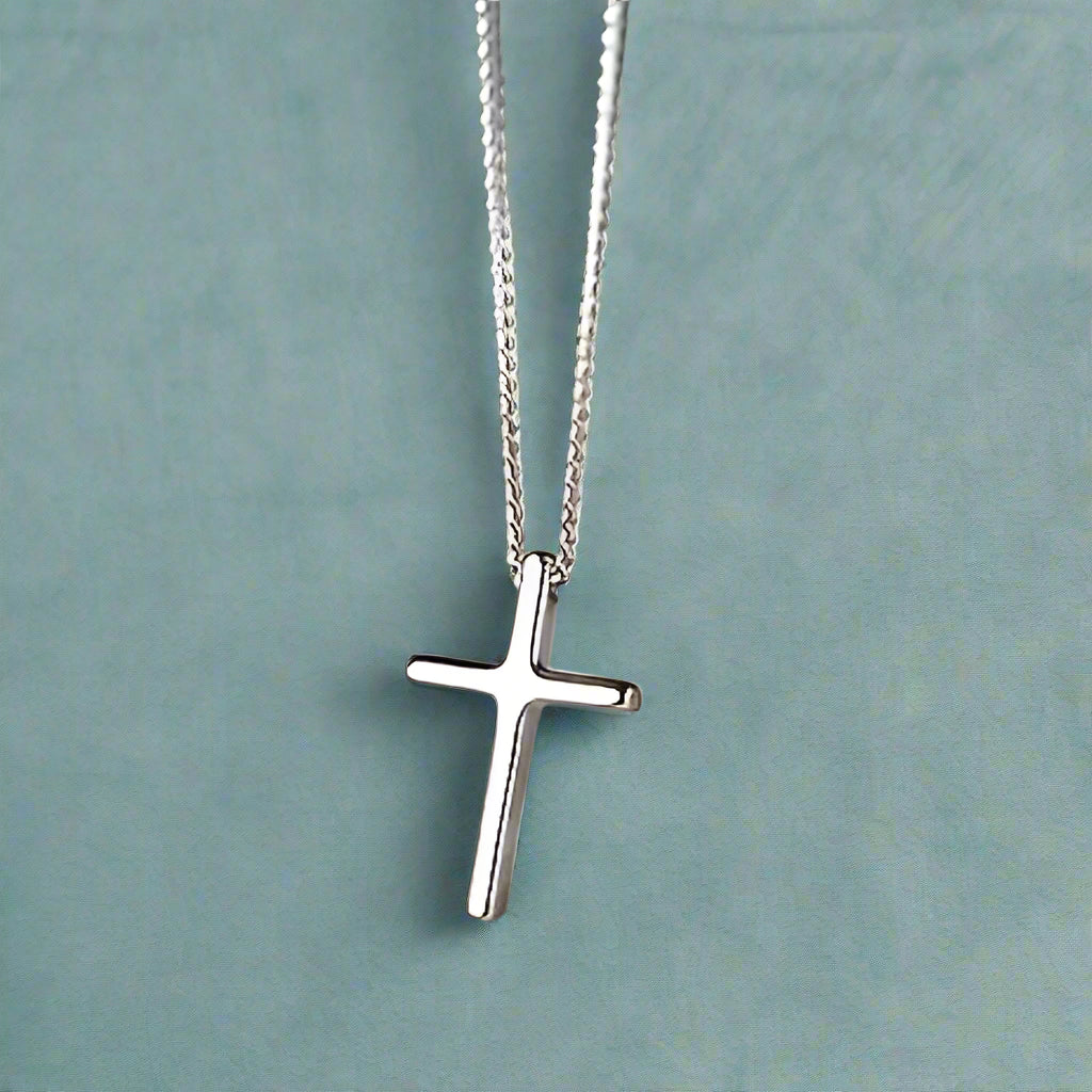 Sterling Silver Small Cross Necklace