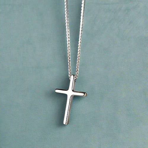 Sterling Silver Small Cross Necklace