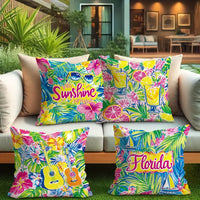 Florida Sunshine Outdoor Pillow Covers