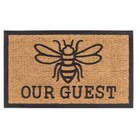 Bee Our Guest Doormat-18x30"L