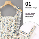 Floral Lace Trim Kitchen Apron for Women_CWMM6594