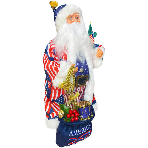 15" America's 250th Celebration Santa