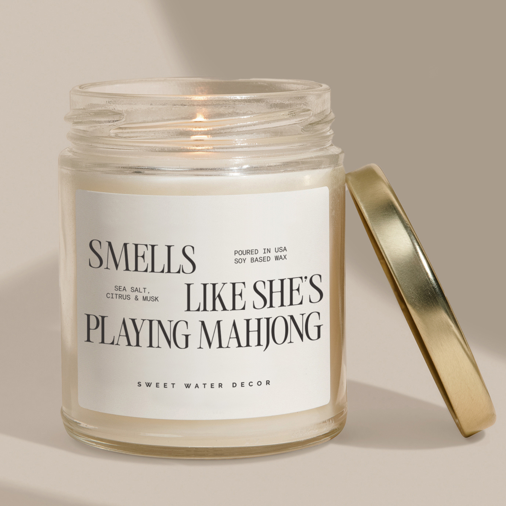 *NEW* Smells Like She's Playing Mahjong 9 oz Soy Candle
