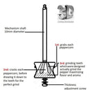 The original 'Brass Mill' - 9" salt grinder