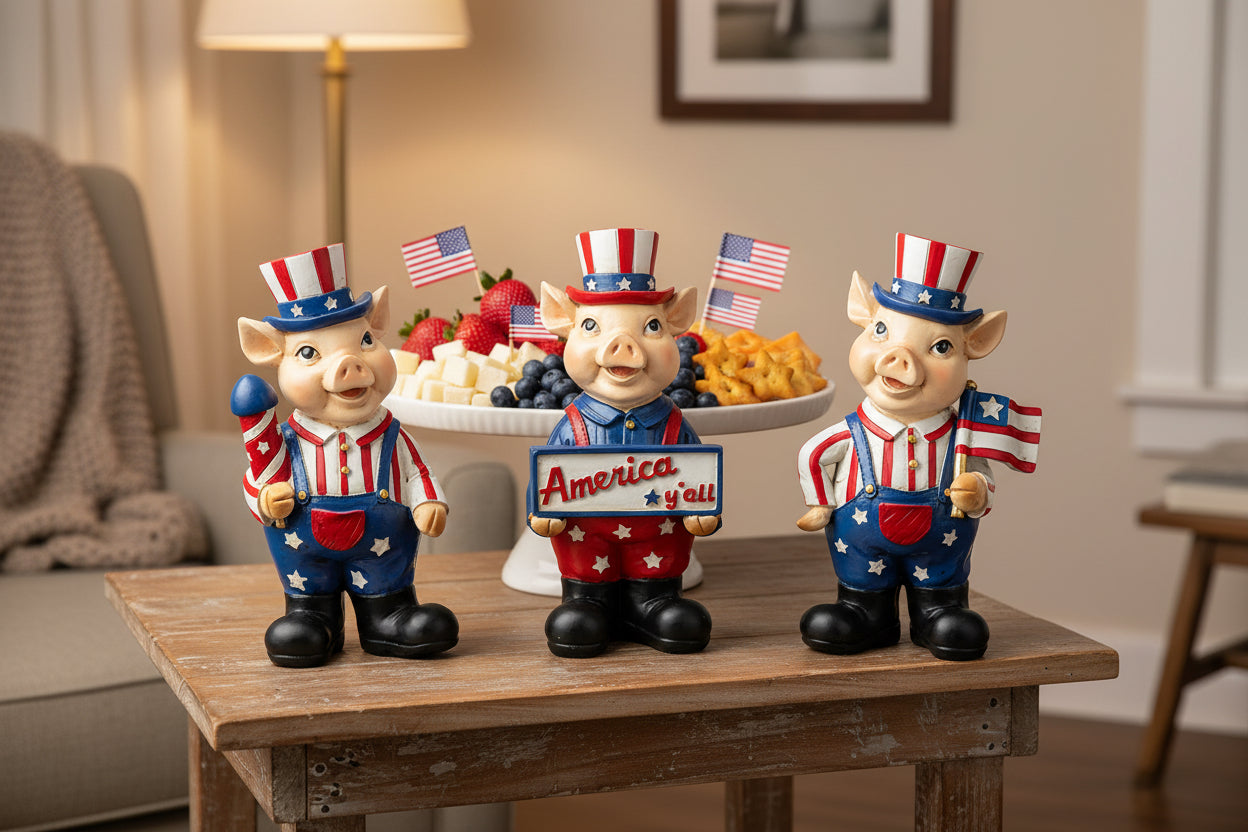 Star Spangled Piggy - Tabletop 3