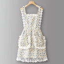 Floral Lace Trim Kitchen Apron for Women_CWMM6594