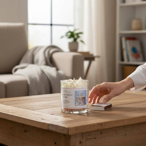 Doodlations Luxury Candle | Birthday Cake