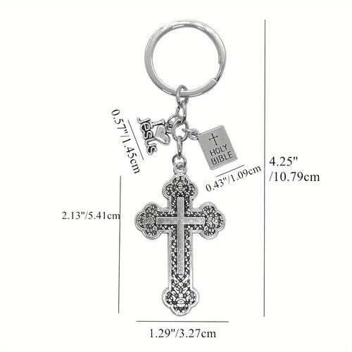 Cross Keychain