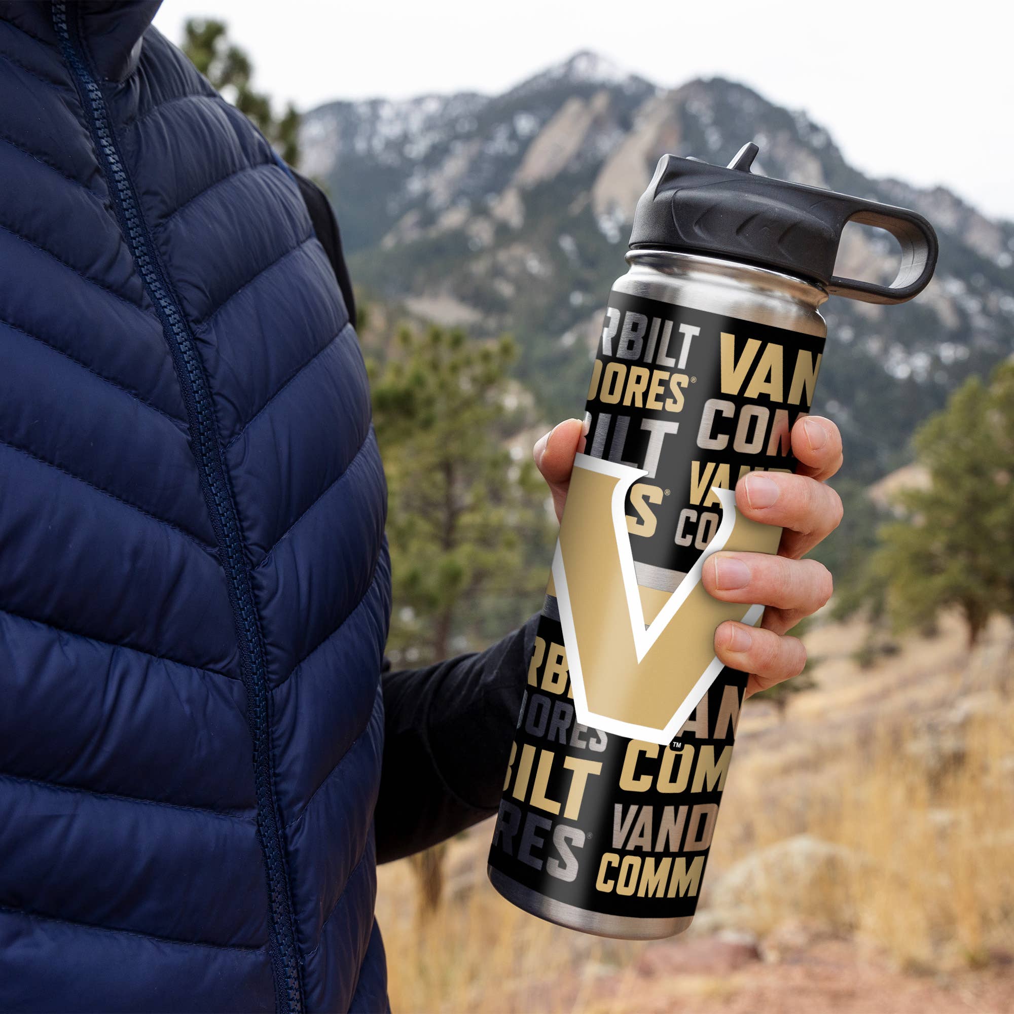 NCAA  Vanderbilt Commodores  22oz Stainless Steel Tumbler