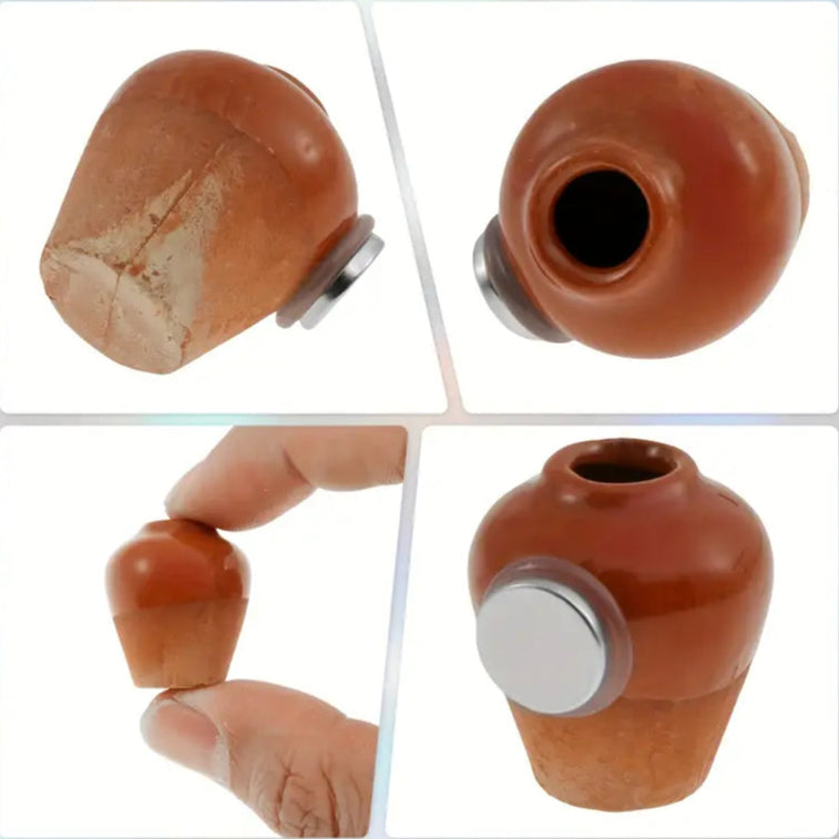 Mini Ceramic Vase Magnets, set/5