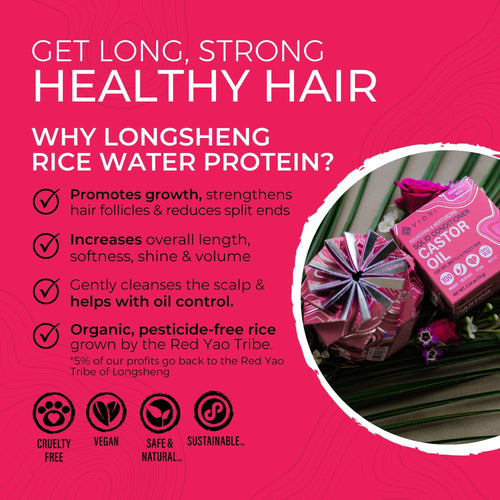 Castor Oil Conditioner Bar Ultra-Hydrating | Chamomile Rose 