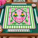 Mahjong Mat - Pineapples & Bird Bams