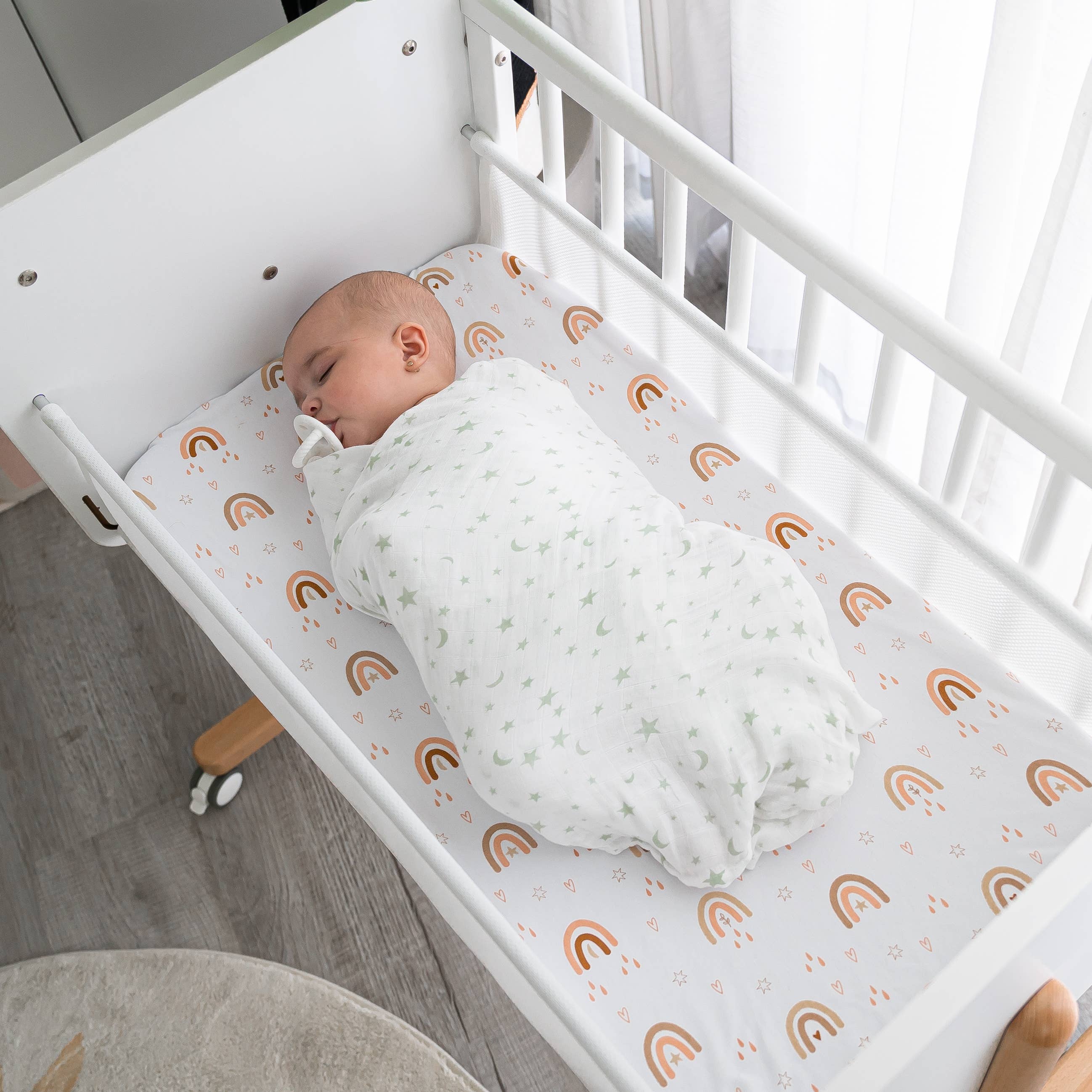 Muslin Swaddle Blankets, Pack of 4, 47" x 47" by Comfy Cubs
