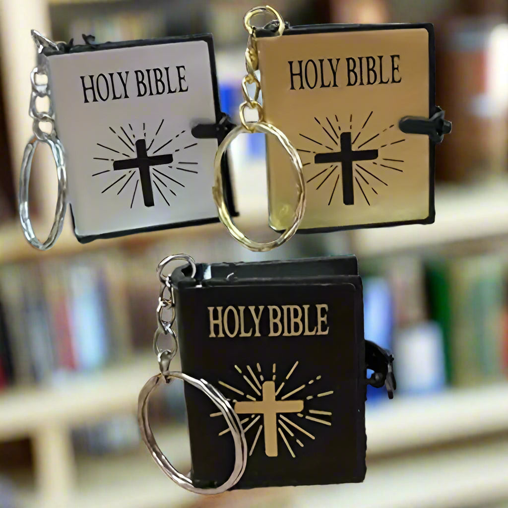Miniature Bible Keychain