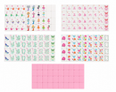 Mahjong Tile Set 160pc Pink W/Dice