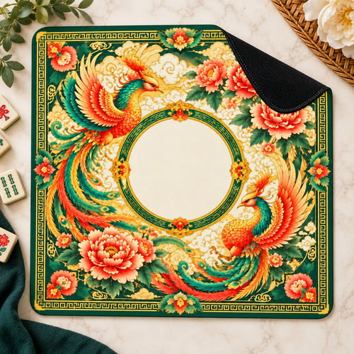 Mahjong Mat-Festive Phoenix