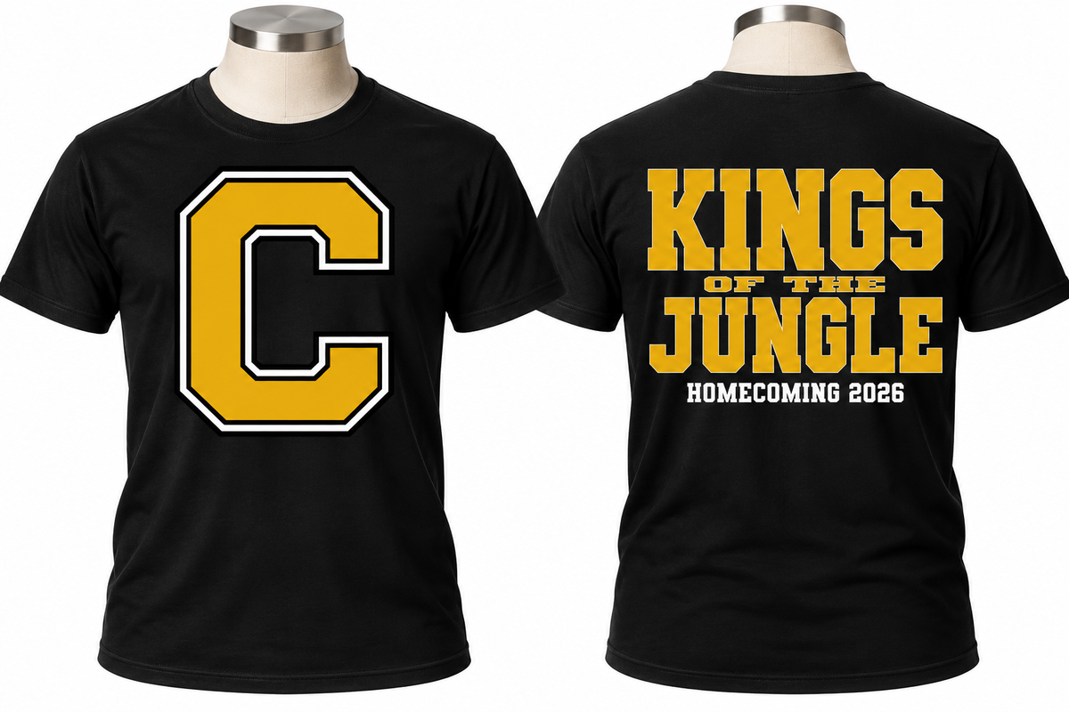 Claxton High School Homecoming 2026 – Tiger Town T-Shirt