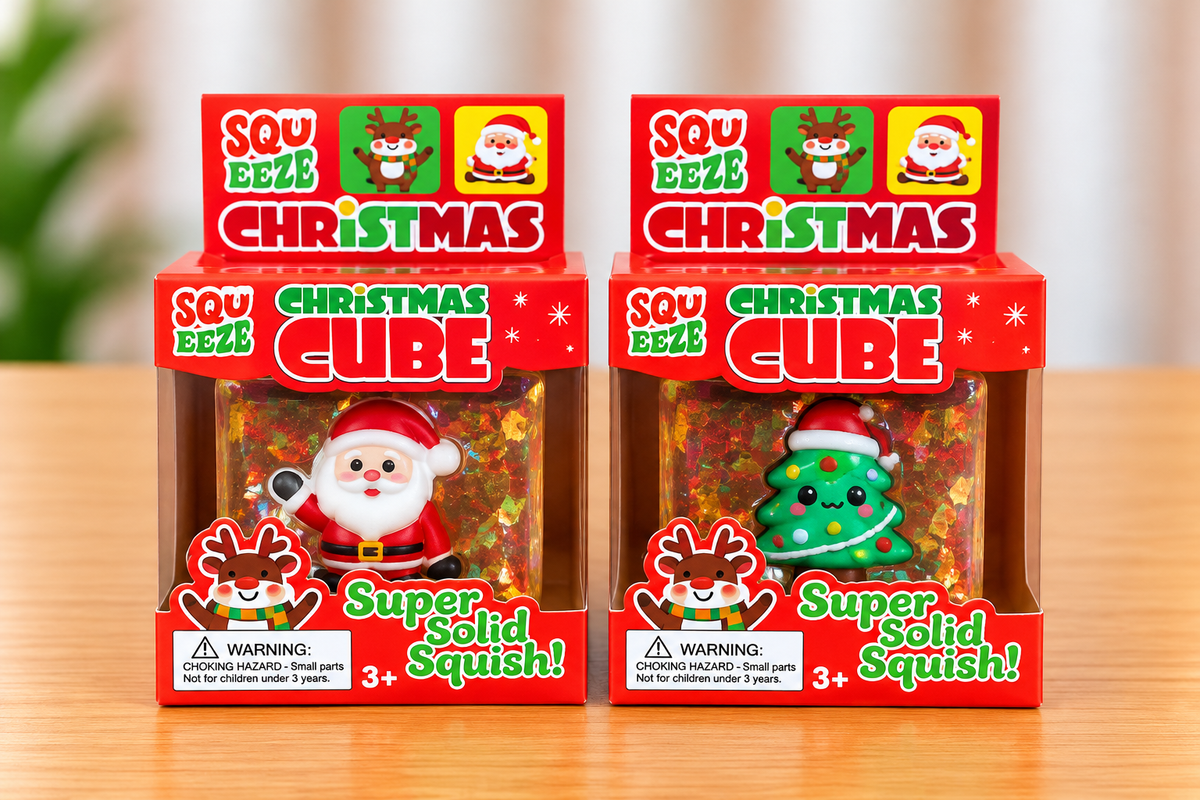 Disco Christmas Cube Squishy
