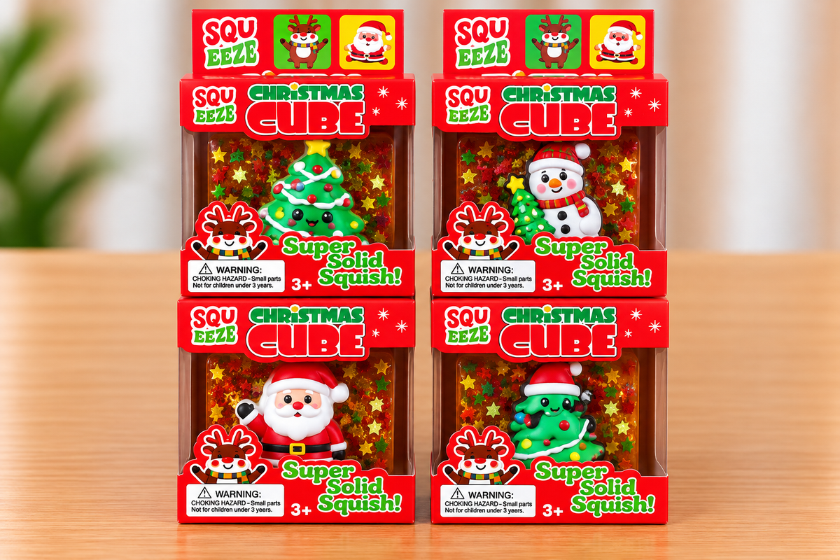 Disco Christmas Cube Squishy