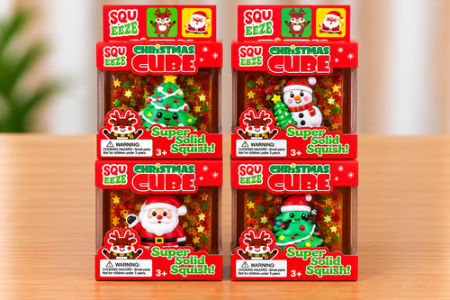 Disco Christmas Cube Squishy