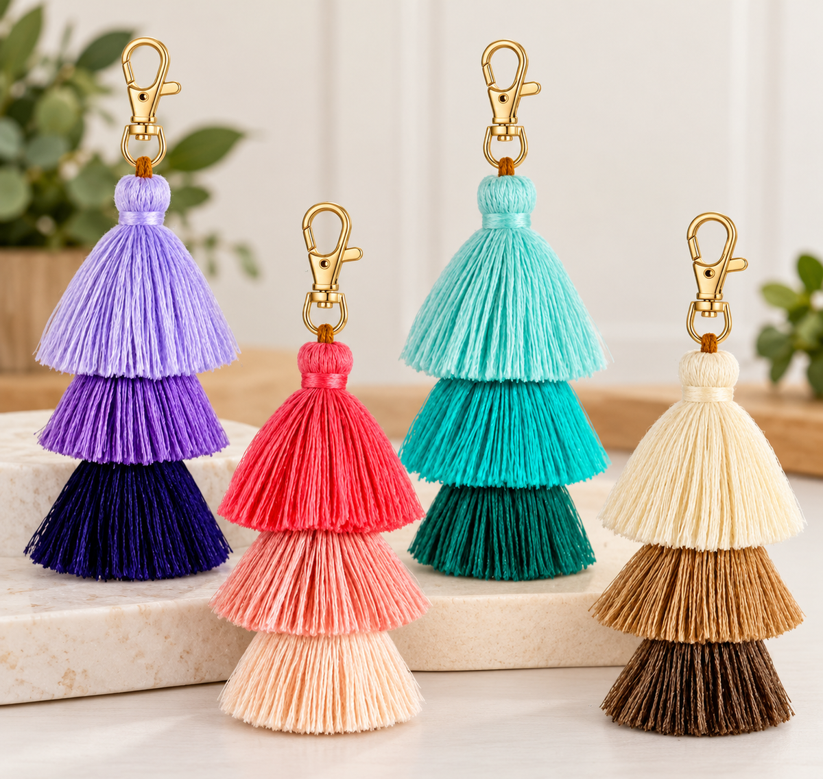 Tassel Keychain Purse Hanger