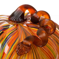 Multicolored Glass Pumpkin