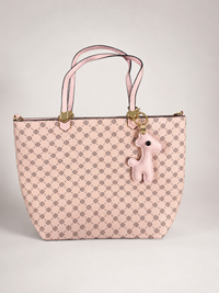 Cute Pink And Brown Purse