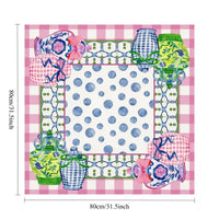 Bows and Dots Mahjong Mat