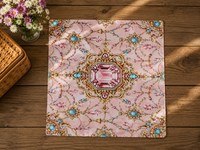 Royal Pink Jewel Mahjong Mat